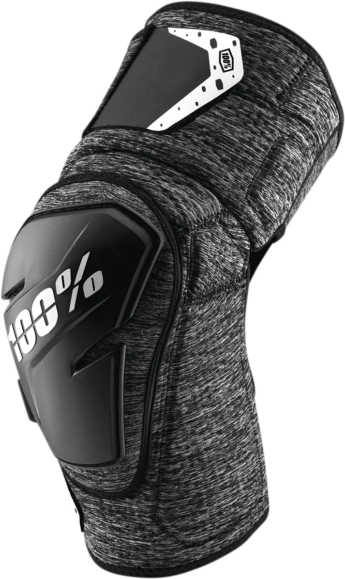 100% Fortis Knee Guards - Heather Gray/Black - L/XL 70007-00004