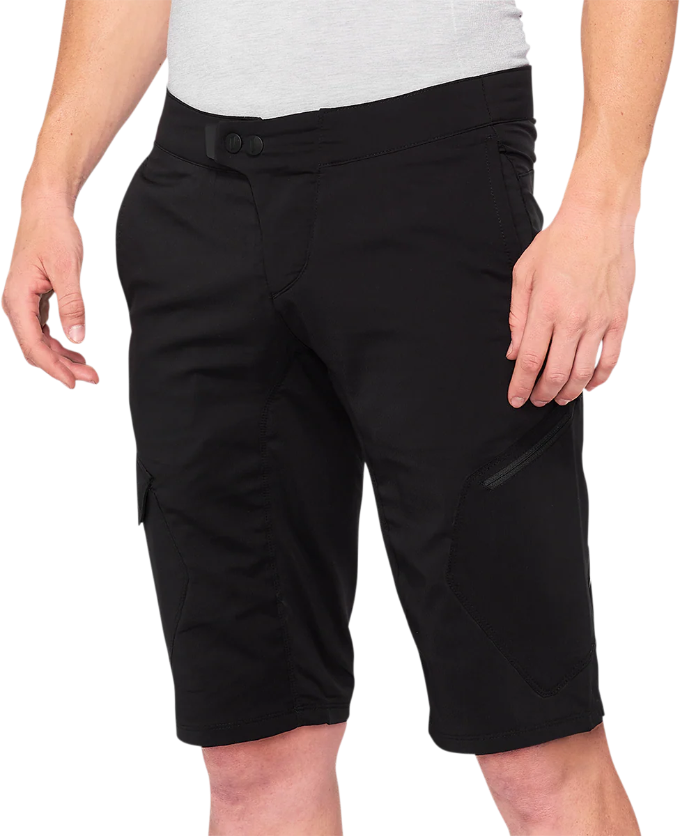 100% Ridecamp Shorts - Black - US 36 40029-00004 - Image 2