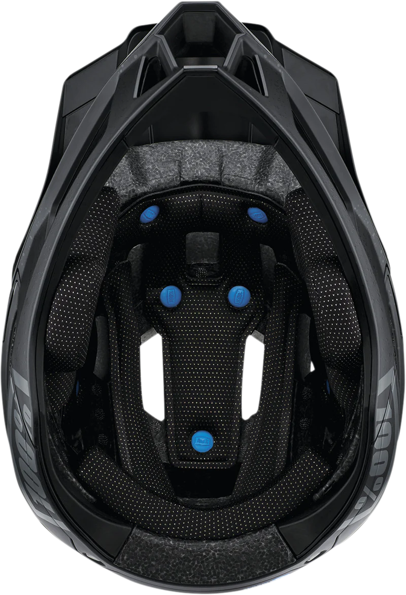 100% Trajecta Helmet - Fidlock - Black - Small 80003-00001