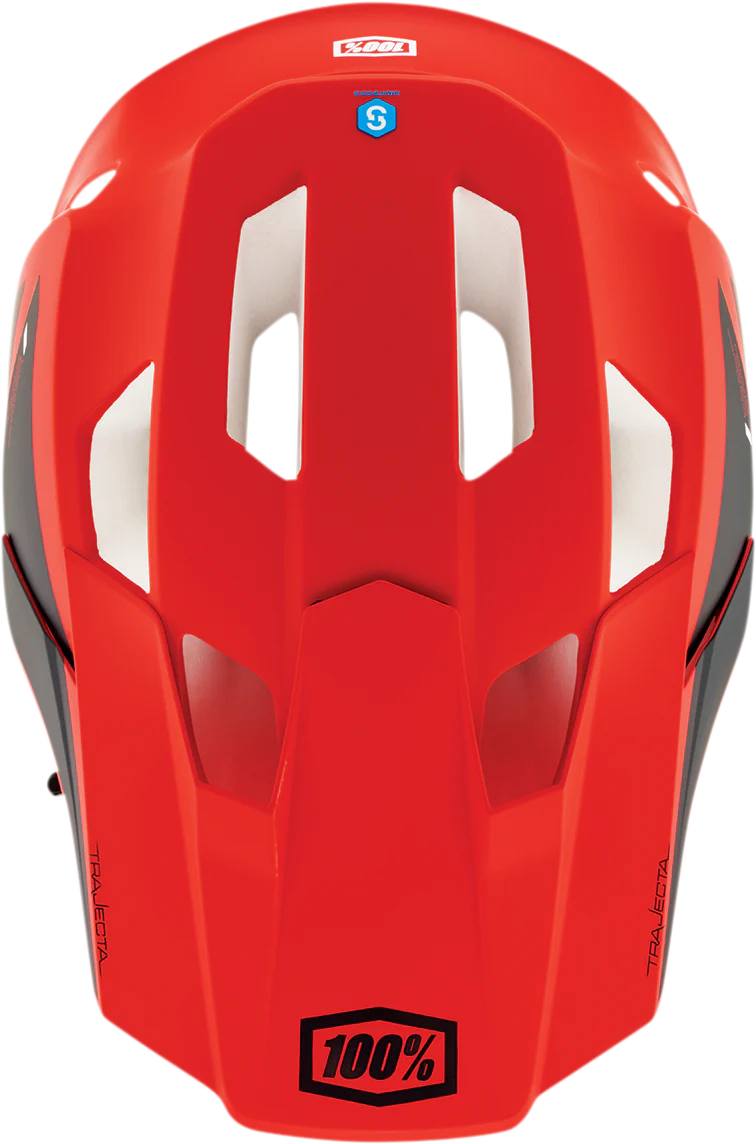 100% Trajecta Helmet - Fidlock - Cargo - Fluo Red - Large 80003-00011 - Image 3