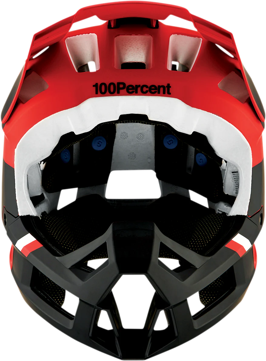 100% Trajecta Helmet - Fidlock - Cargo - Fluo Red - Small 80003-00009 - Image 5