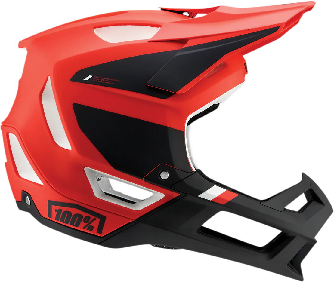 100% Trajecta Helmet - Fidlock - Cargo - Fluo Red - XL 80003-00012