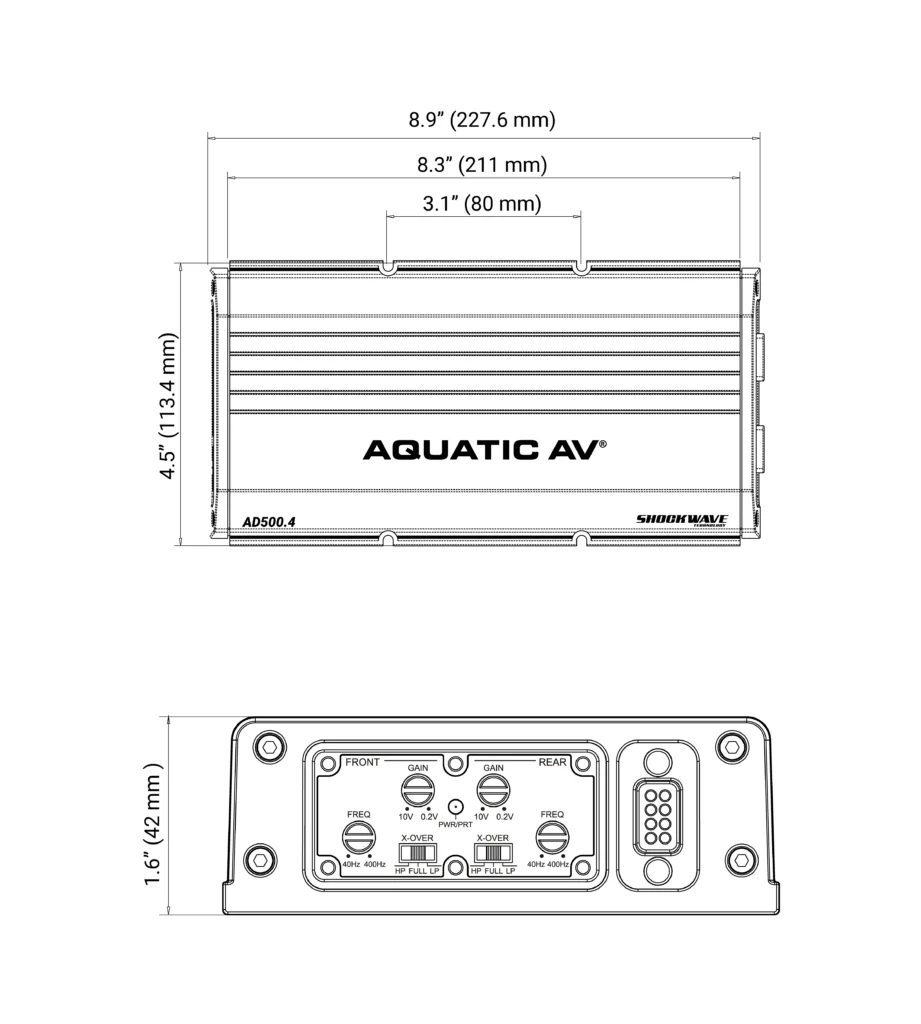 Cerwin Vega 4 Channel Amp 600w - Image 3