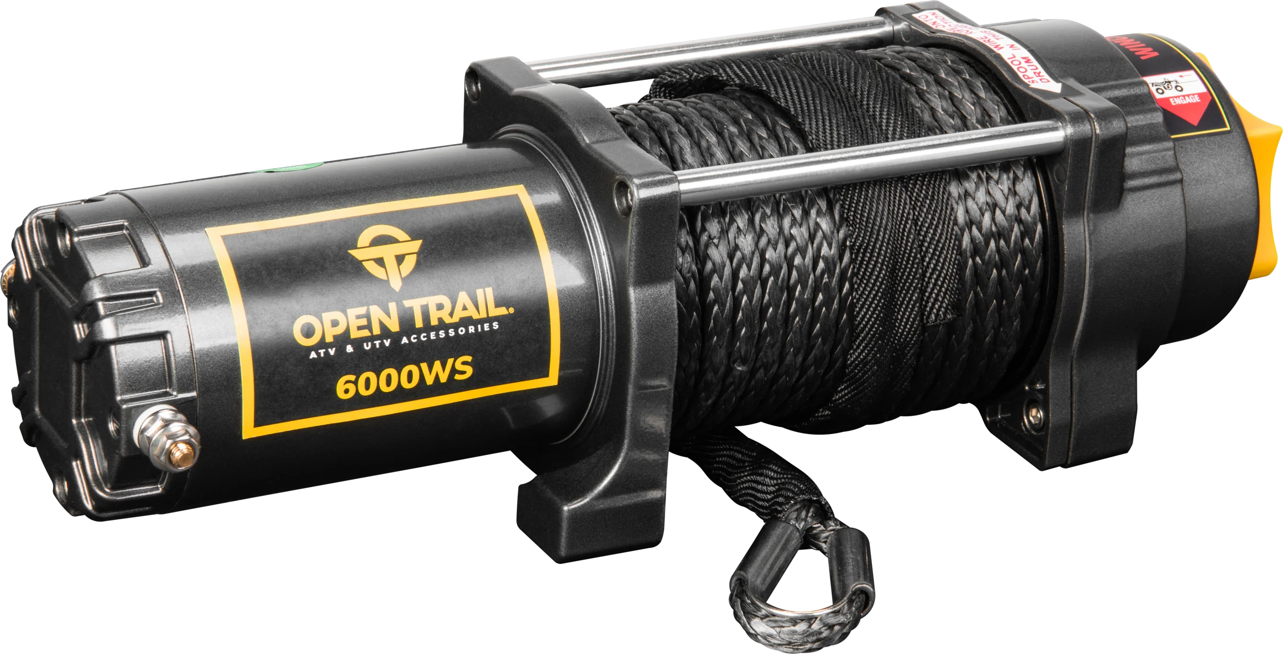 Open Trail - 6000lb Wide Winch Synthetic Rope