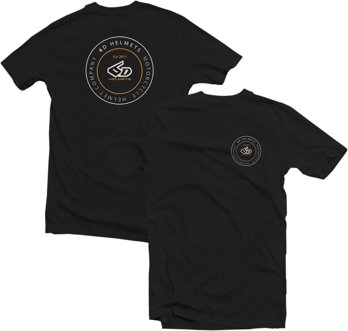 6D HELMETS 6D Company T-Shirt - Black - XL 50-4318