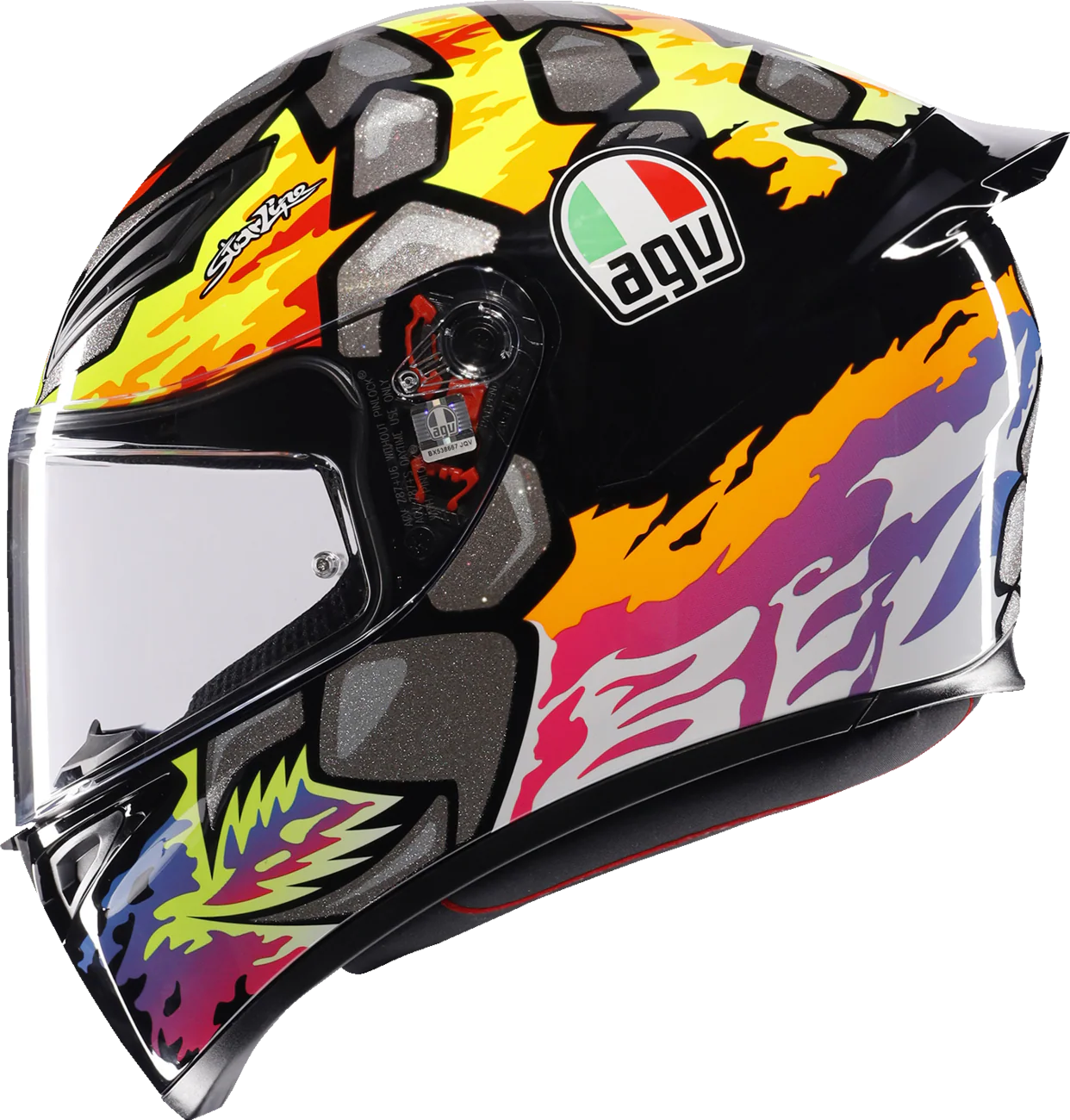 AGV K1 S Helmet - Bezzecchi 2023 - 2XL 21183940180392X - Image 3