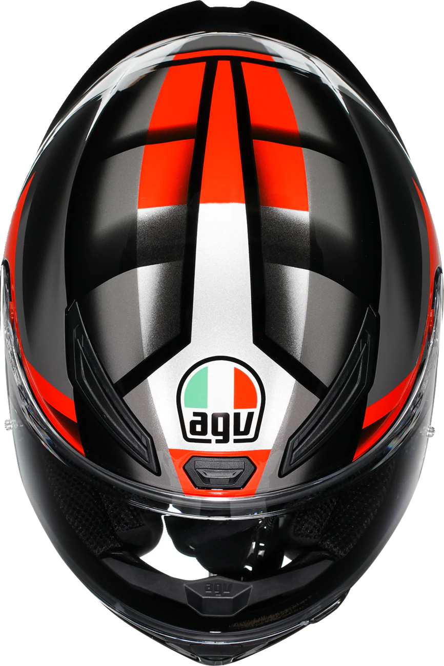 AGV K1 S Helmet - Fastlap - Black/Gray/Red - 2XL 21183940180642X - Image 3