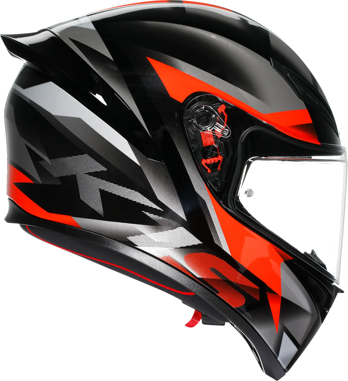 AGV K1 S Helmet - Fastlap - Black/Gray/Red - Medium 2118394018064M - Image 2