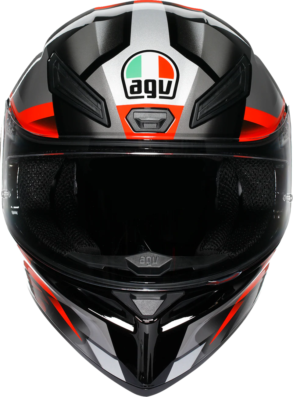 AGV K1 S Helmet - Fastlap - Black/Gray/Red - Medium 2118394018064M - Image 6