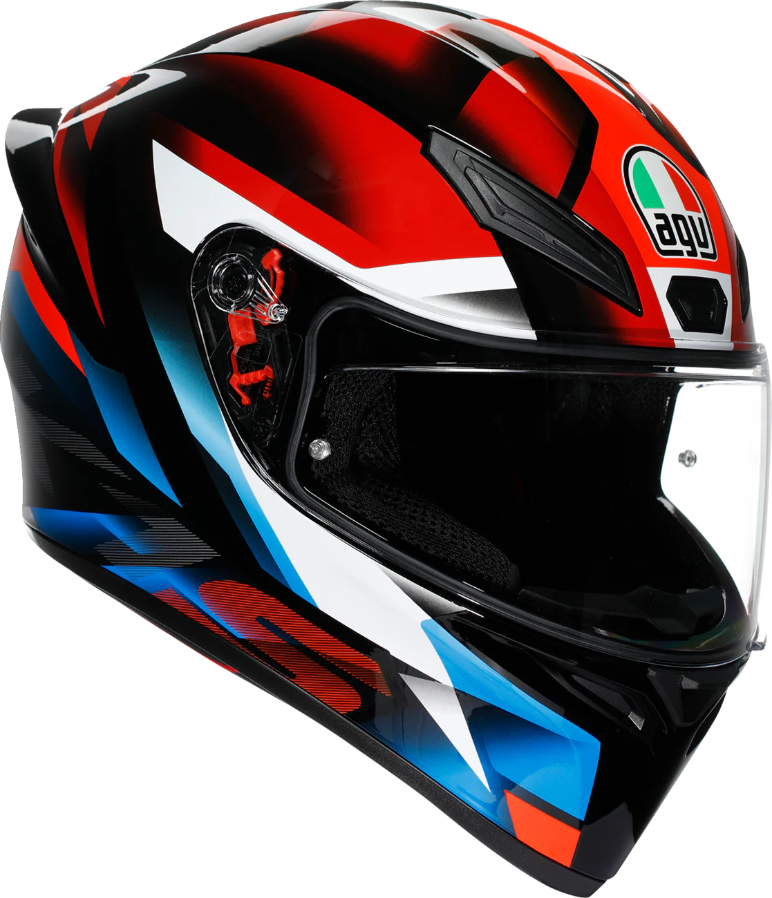 AGV K1 S Helmet - Fastlap - Black/Red/Blue - 2XL 21183940180662X