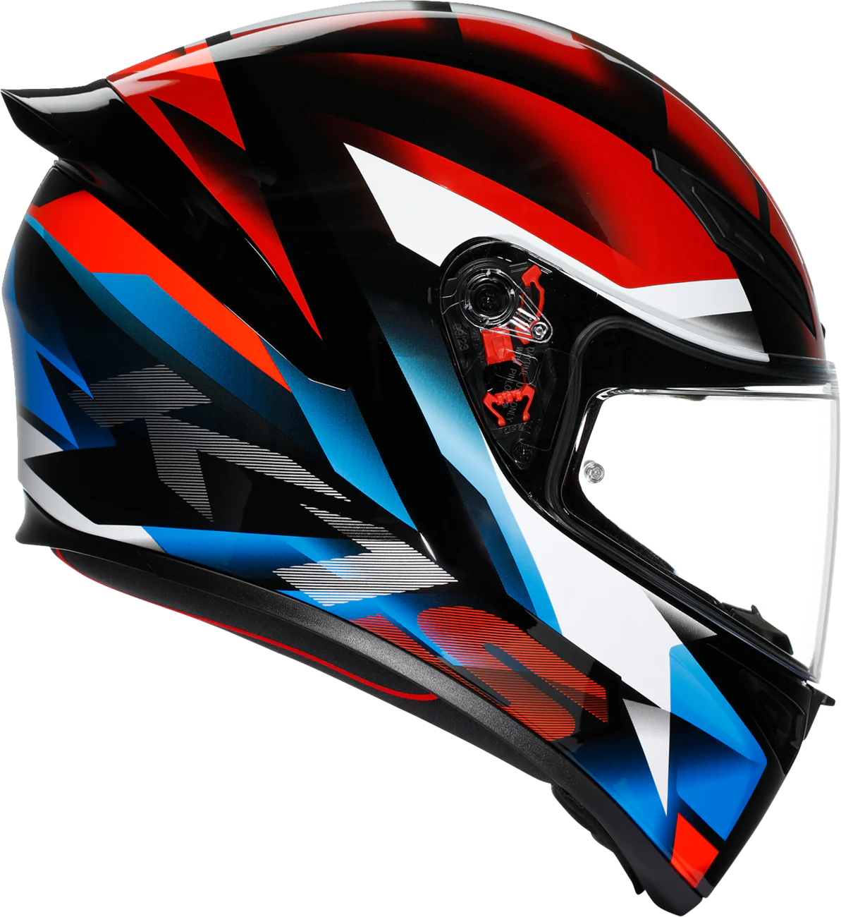 AGV K1 S Helmet - Fastlap - Black/Red/Blue - 2XL 21183940180662X - Image 2