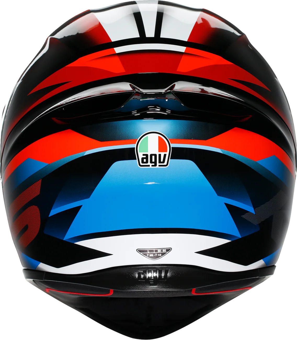 AGV K1 S Helmet - Fastlap - Black/Red/Blue - Large 2118394018066L - Image 4