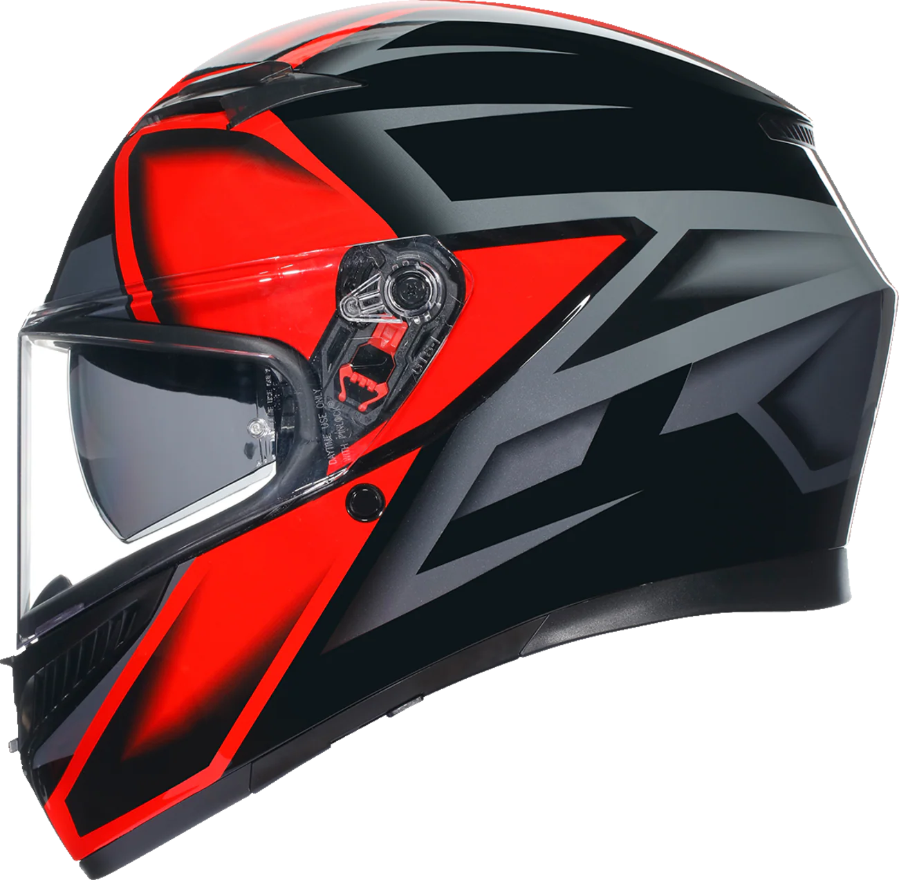 AGV K3 Helmet - Compound - Black/Red - Small 2118381004009S - Image 4