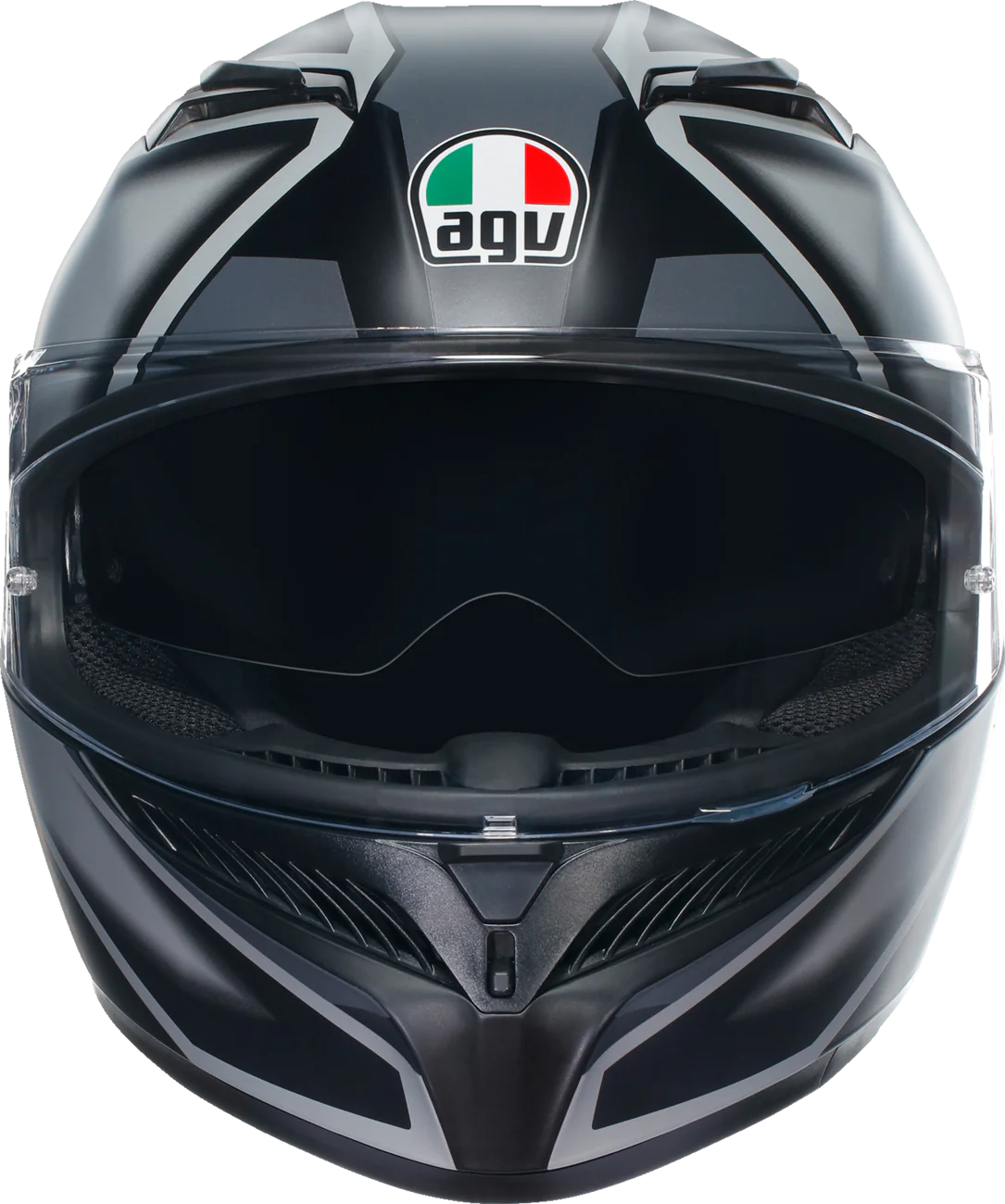 AGV K3 Helmet - Compound - Matte Black/Gray - Large 2118381004008L - Image 2