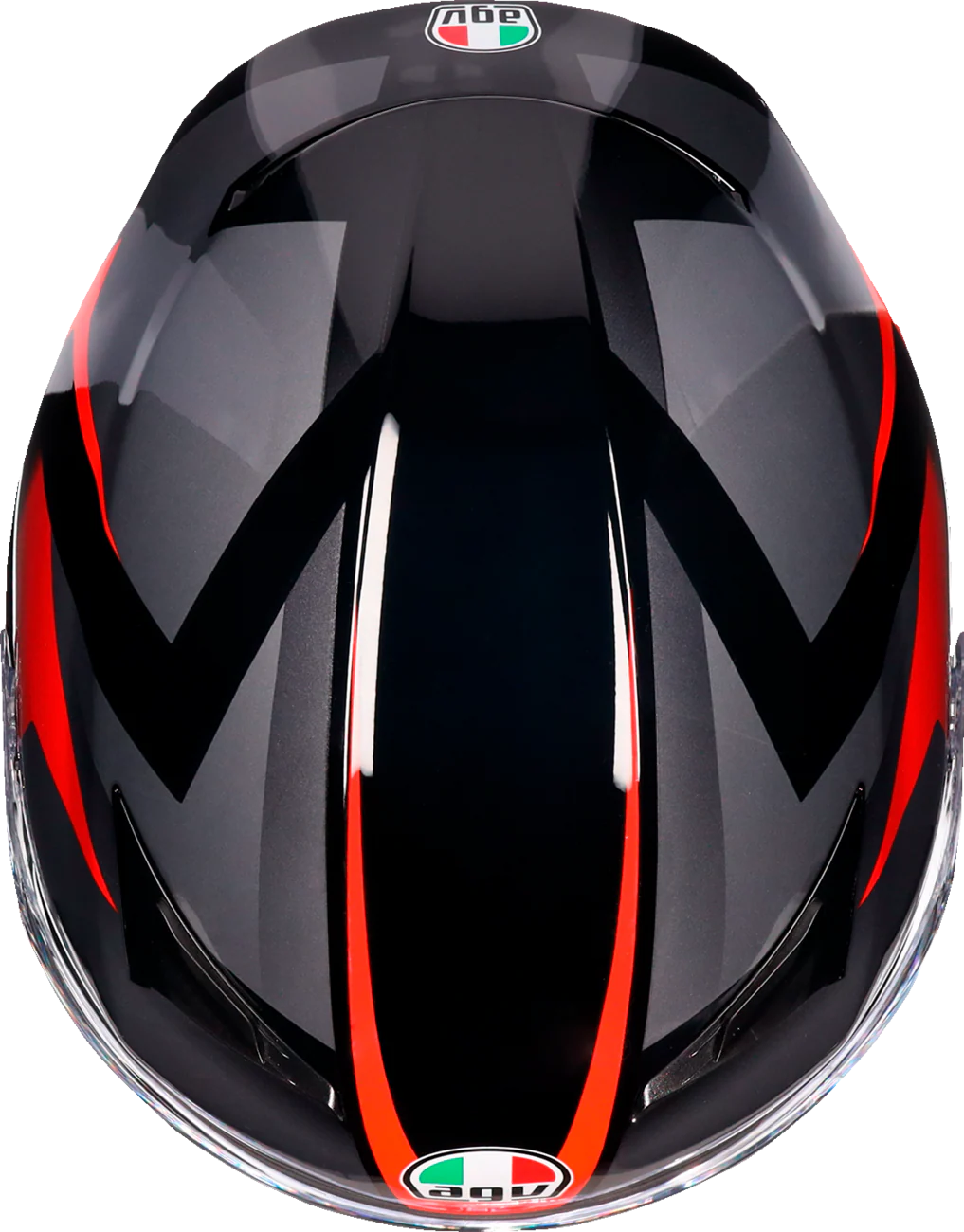 AGV K3 Helmet - Striga - Black/Gray/Red - Medium 2118381004-018-M - Image 6