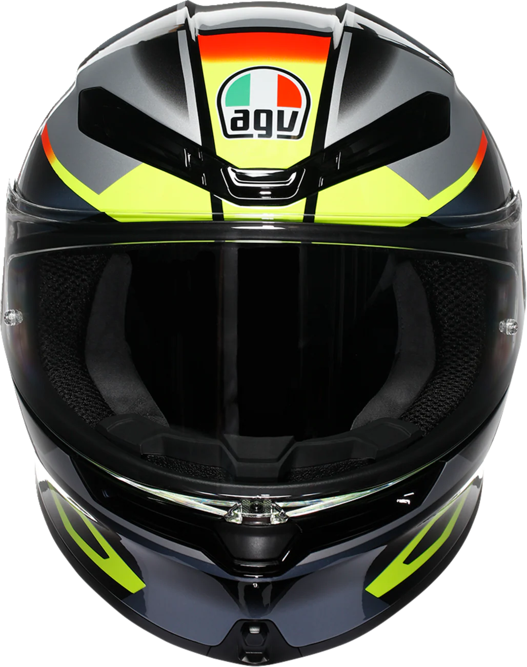 AGV K6 S Helmet - Erazer - Black/Red/Yellow Fluo - XL 2118395002-026-XL - Image 6