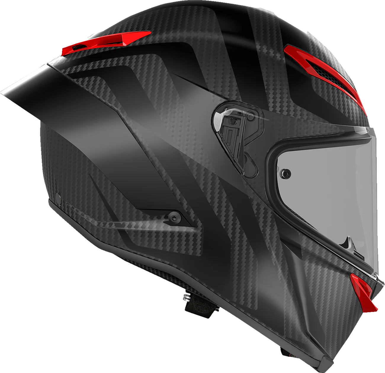 AGV Pista GP RR Helmet - Intrepido - Matte Carbon/Black/Red - Large 2118356002-019-L - Image 3