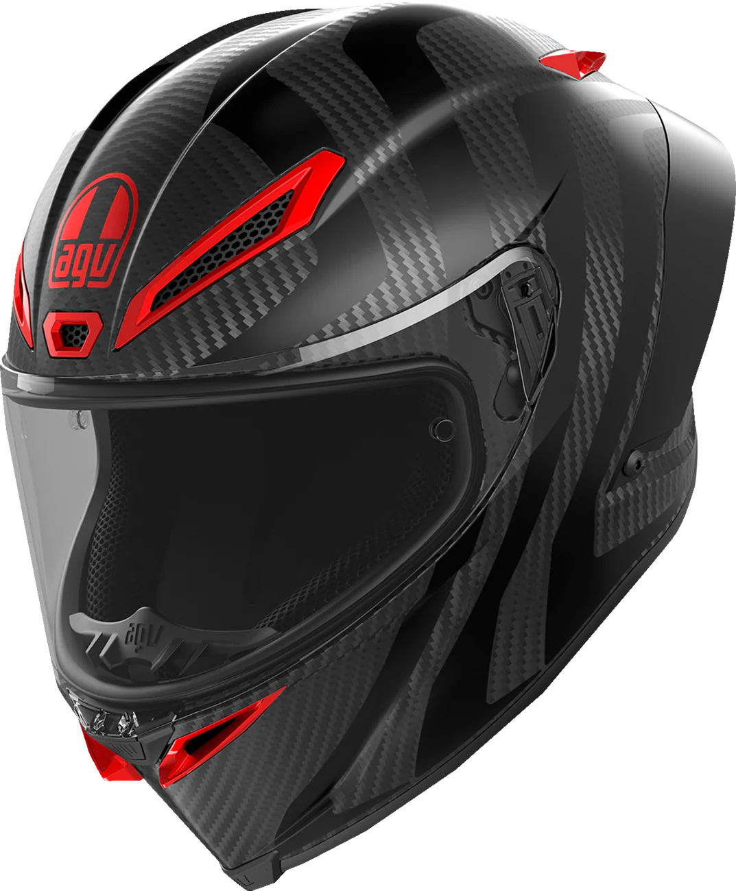 AGV Pista GP RR Helmet - Intrepido - Matte Carbon/Black/Red - Medium 2118356002-019-M