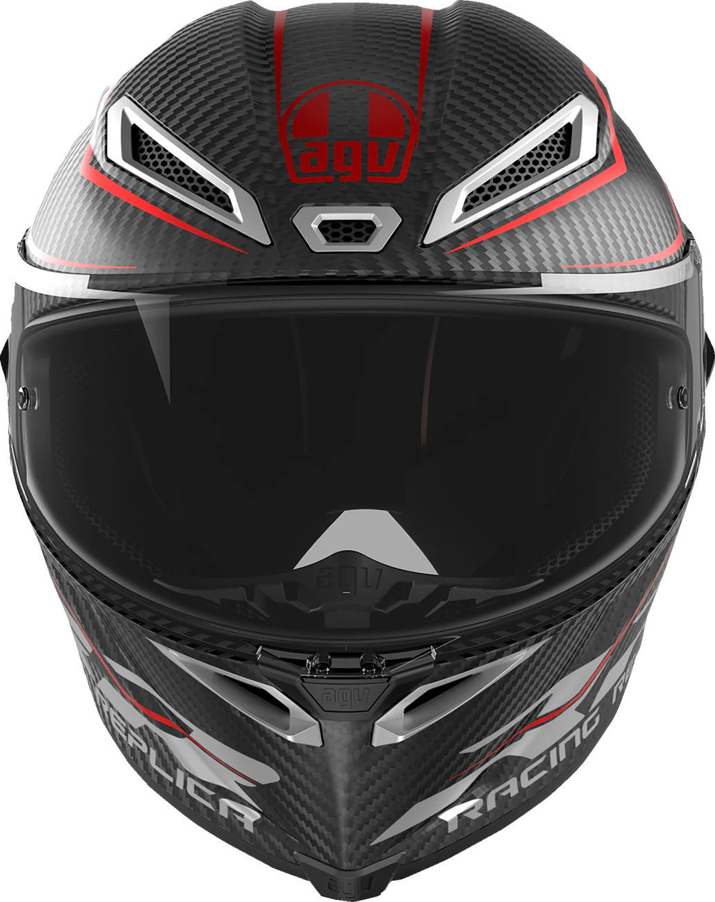 AGV Pista GP RR Helmet - Intrepido - Matte Carbon/Black/Red - Small 2118356002-019-S - Image 7