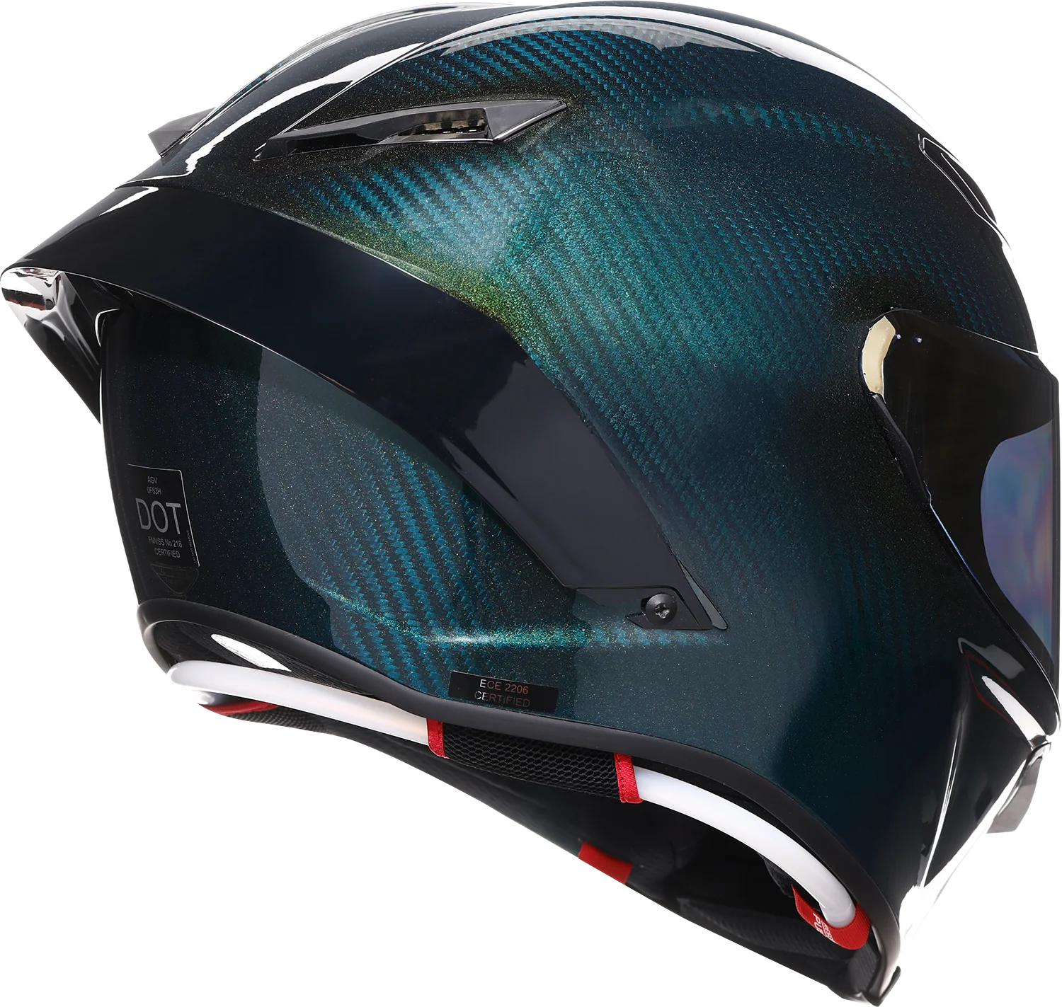 AGV Pista GP RR Helmet - Limited - Acqua - Large 2118356002-041-L - Image 3