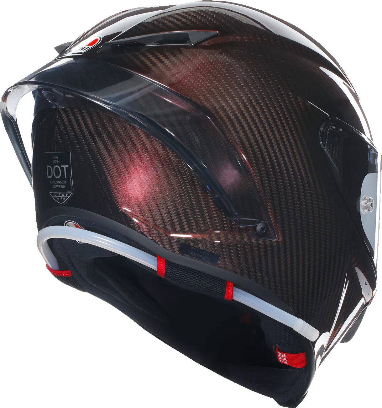 AGV Pista GP RR Helmet - Red Carbon - 2XL 21183560020112X - Image 3