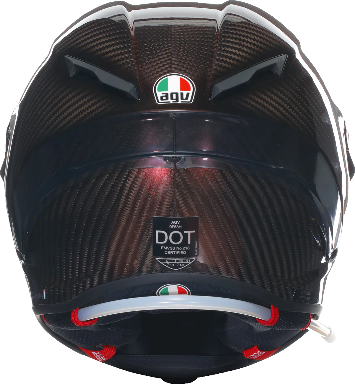 AGV Pista GP RR Helmet - Red Carbon - 2XL 21183560020112X - Image 4