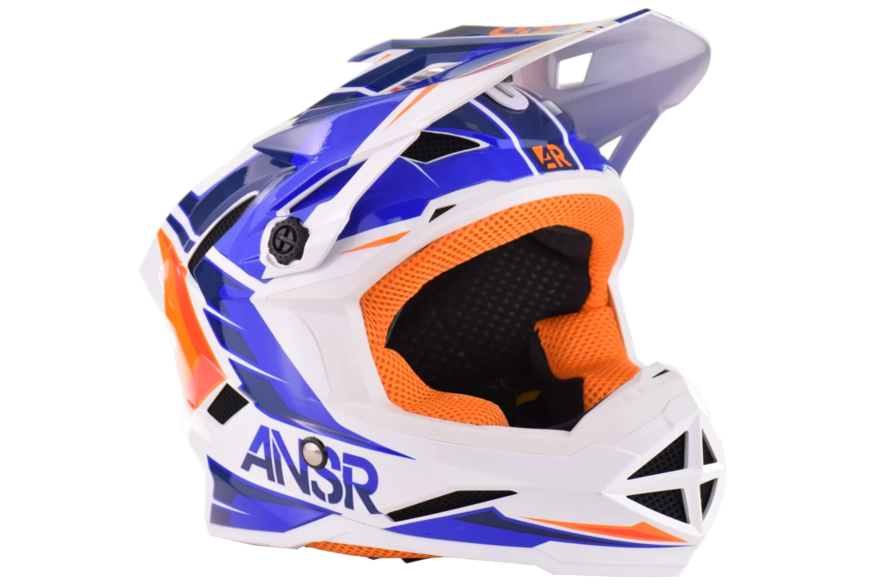 ANSR - A15 BMX Faze Helmet - Blue Orange - Youth Medium (open Box) - Image 5