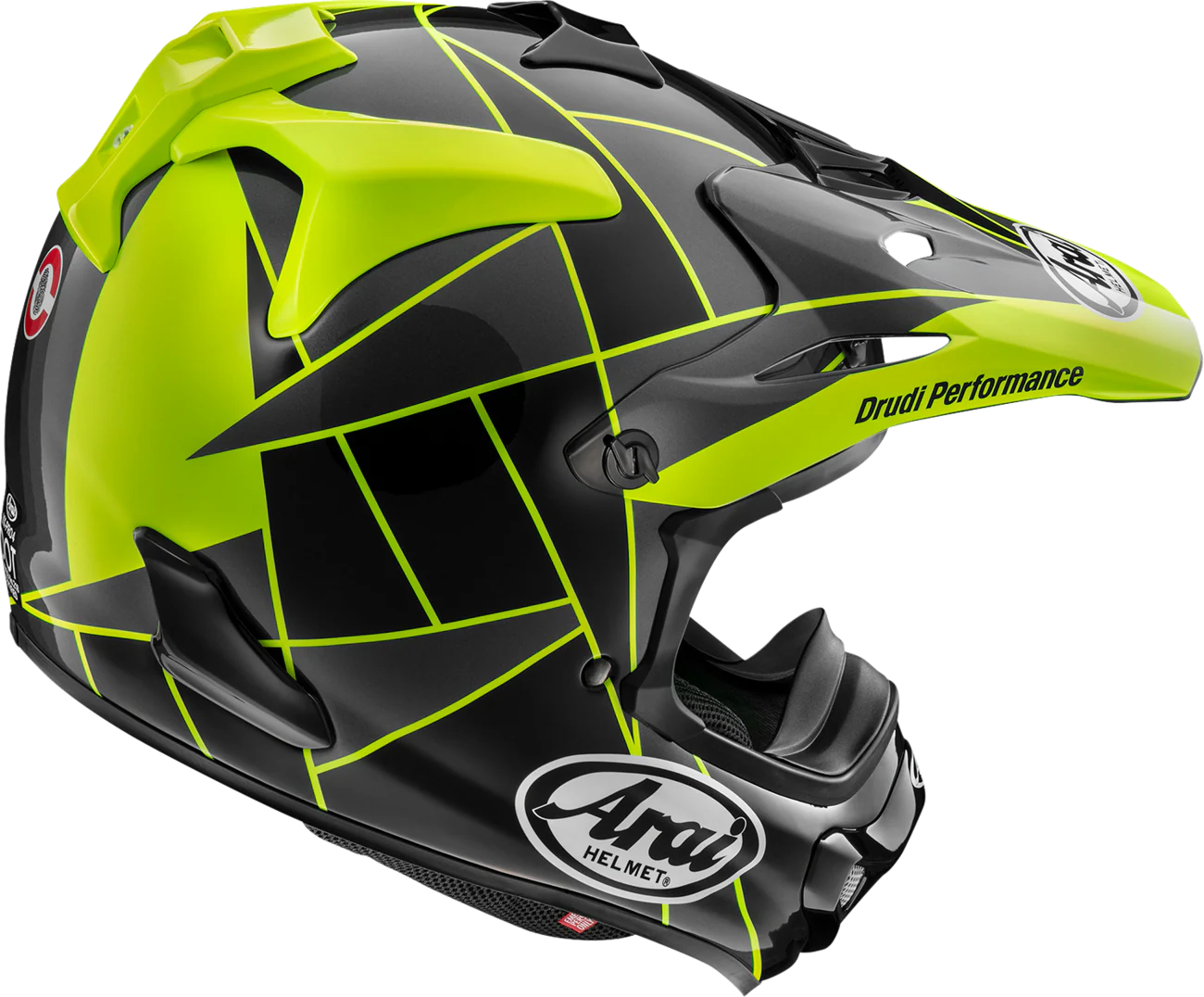 ARAI HELMETS VX-Pro4 Helmet - Fragment - Yellow - XL 0110-9530 - Image 2