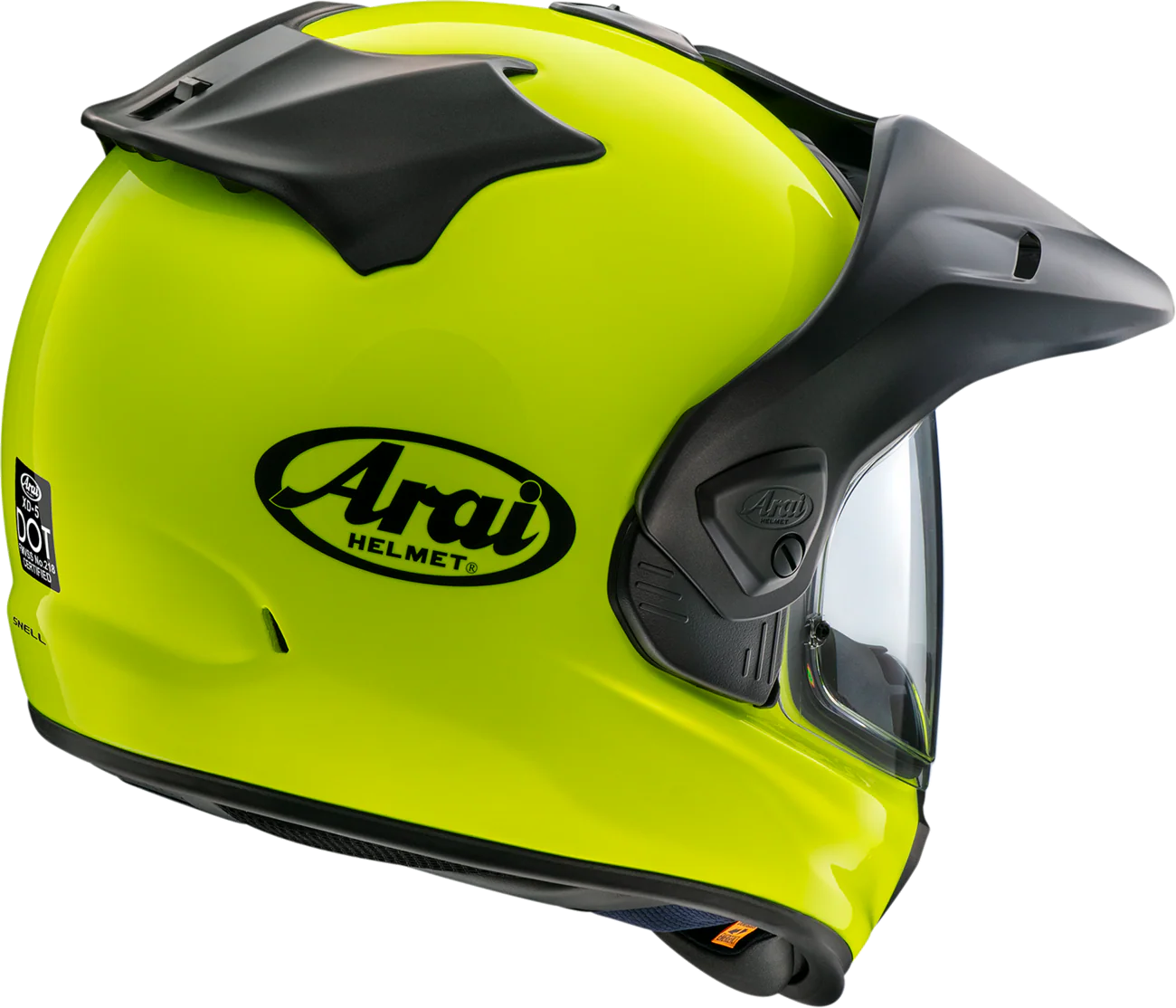 ARAI HELMETS XD-5 Helmet - Fluorescent Yellow - Small 0140-0423 - Image 2
