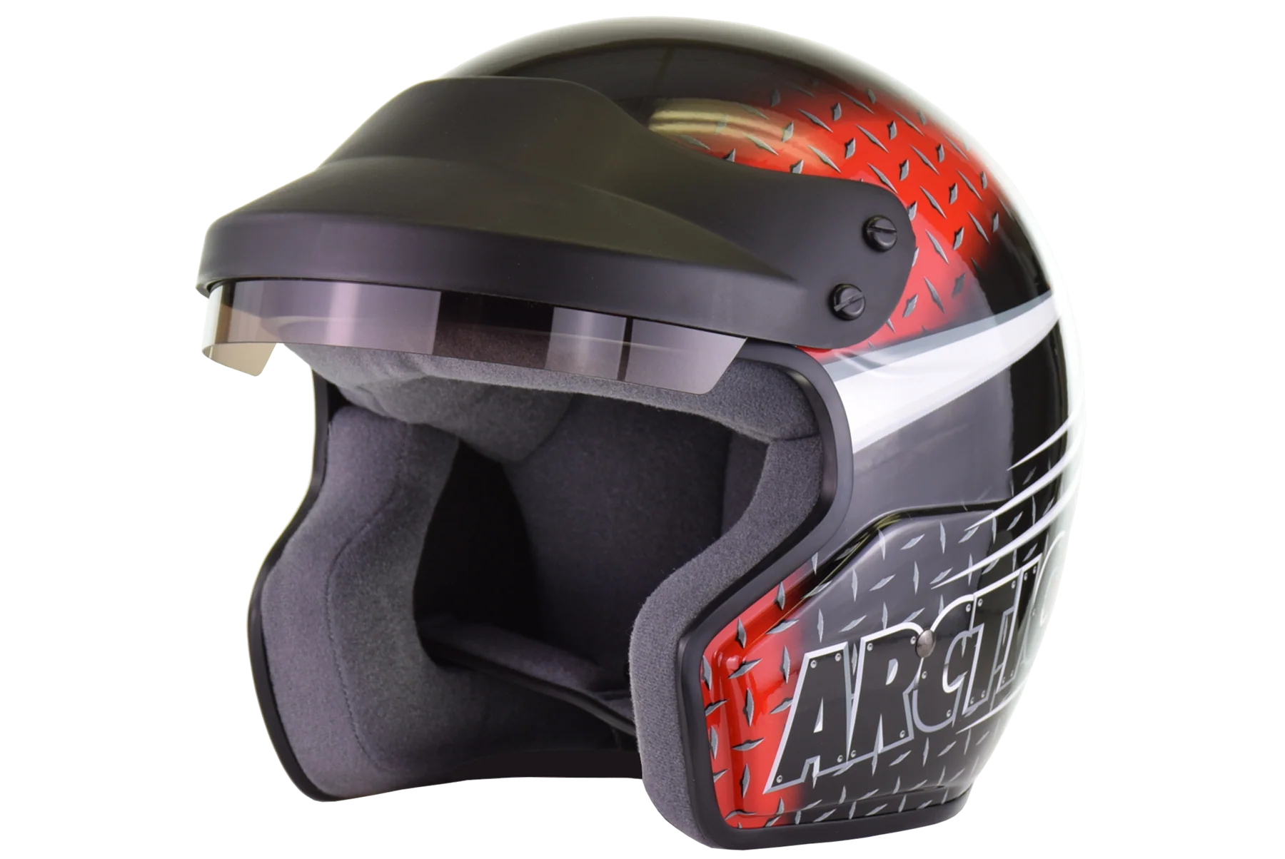 Arctic Wear - fiberglass Helmet - Red - XL (new old stock) - Image 2