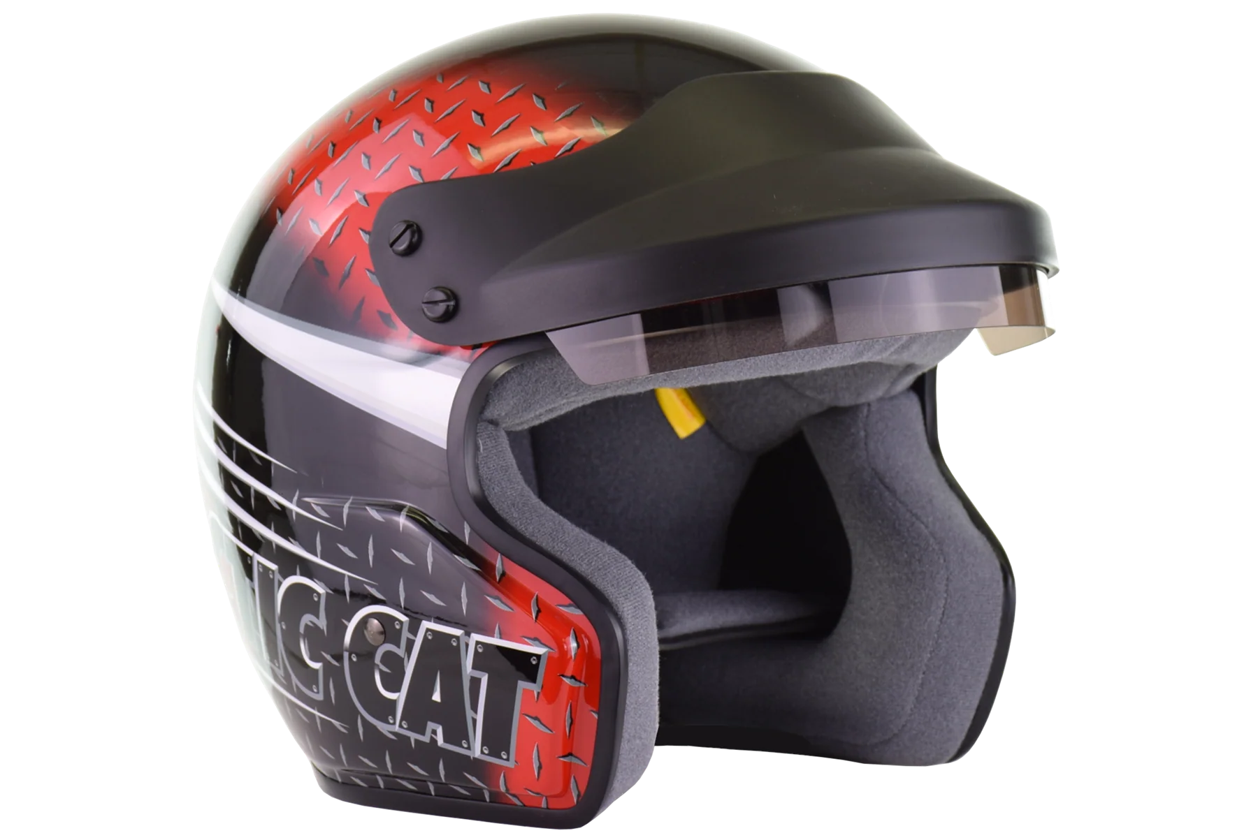 Arctic Wear - fiberglass Helmet - Red - XL (new old stock) - Image 5