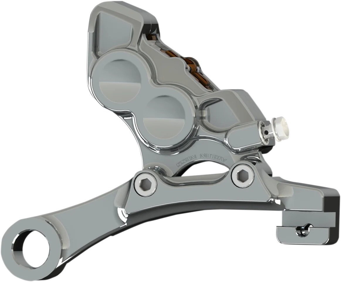 ARLEN NESS 4-Piston Caliper - Rear - 11.8" - Chrome 02-304