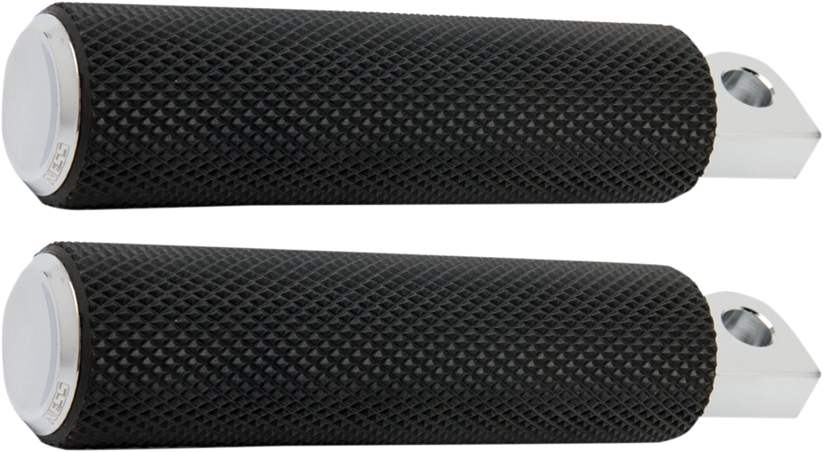 ARLEN NESS Footpegs - Knurled - Chrome 07-924