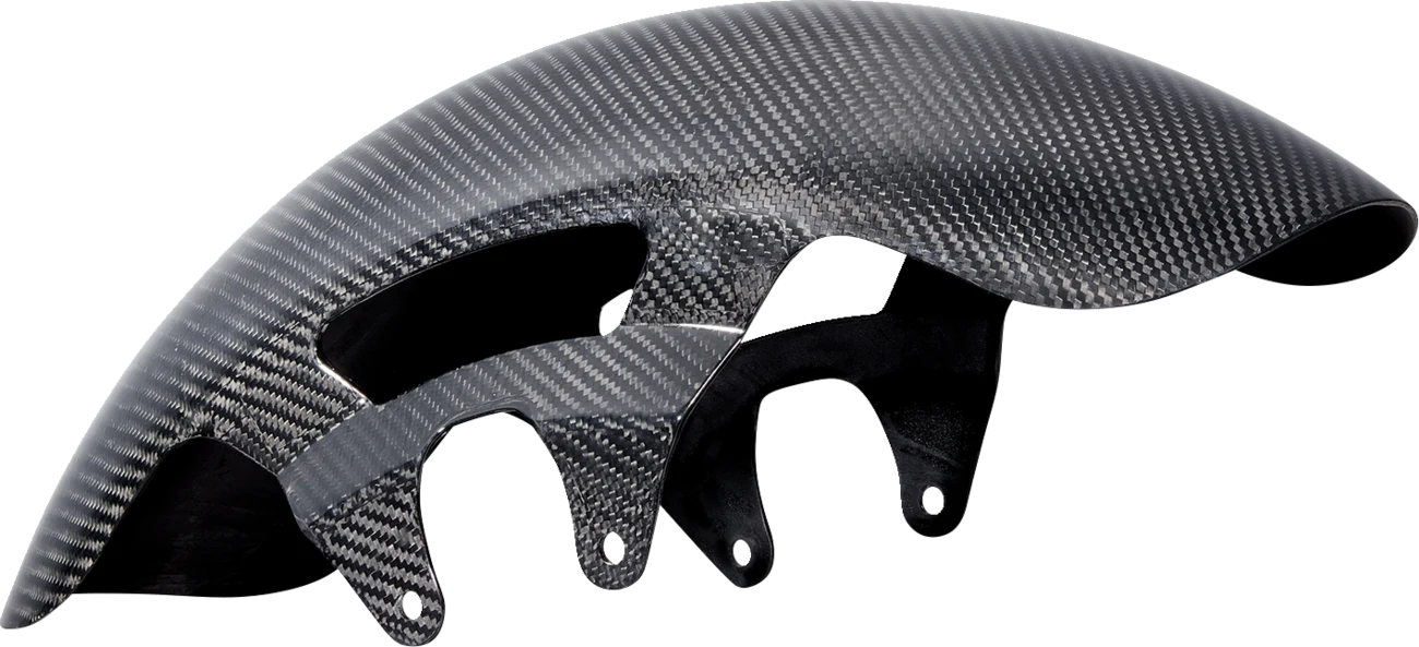 ARLEN NESS Front Fender - Cafe - 19" - Black 210-017 - Image 2