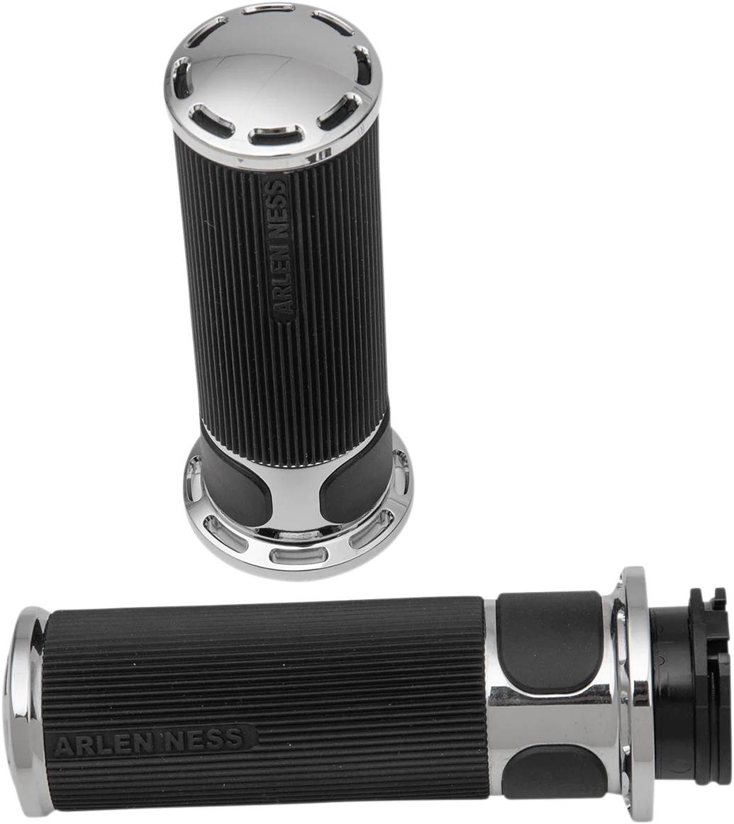 ARLEN NESS Grips - Slot Track - Cable - Chrome 07-300 - Image 2