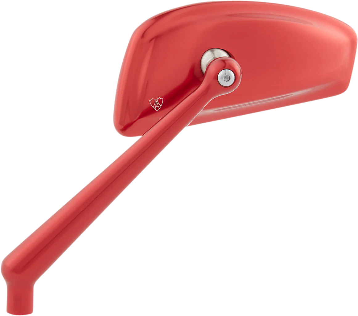 ARLEN NESS Mirror - Tearchop - Side View - Teardrop - Red - Left 510-014