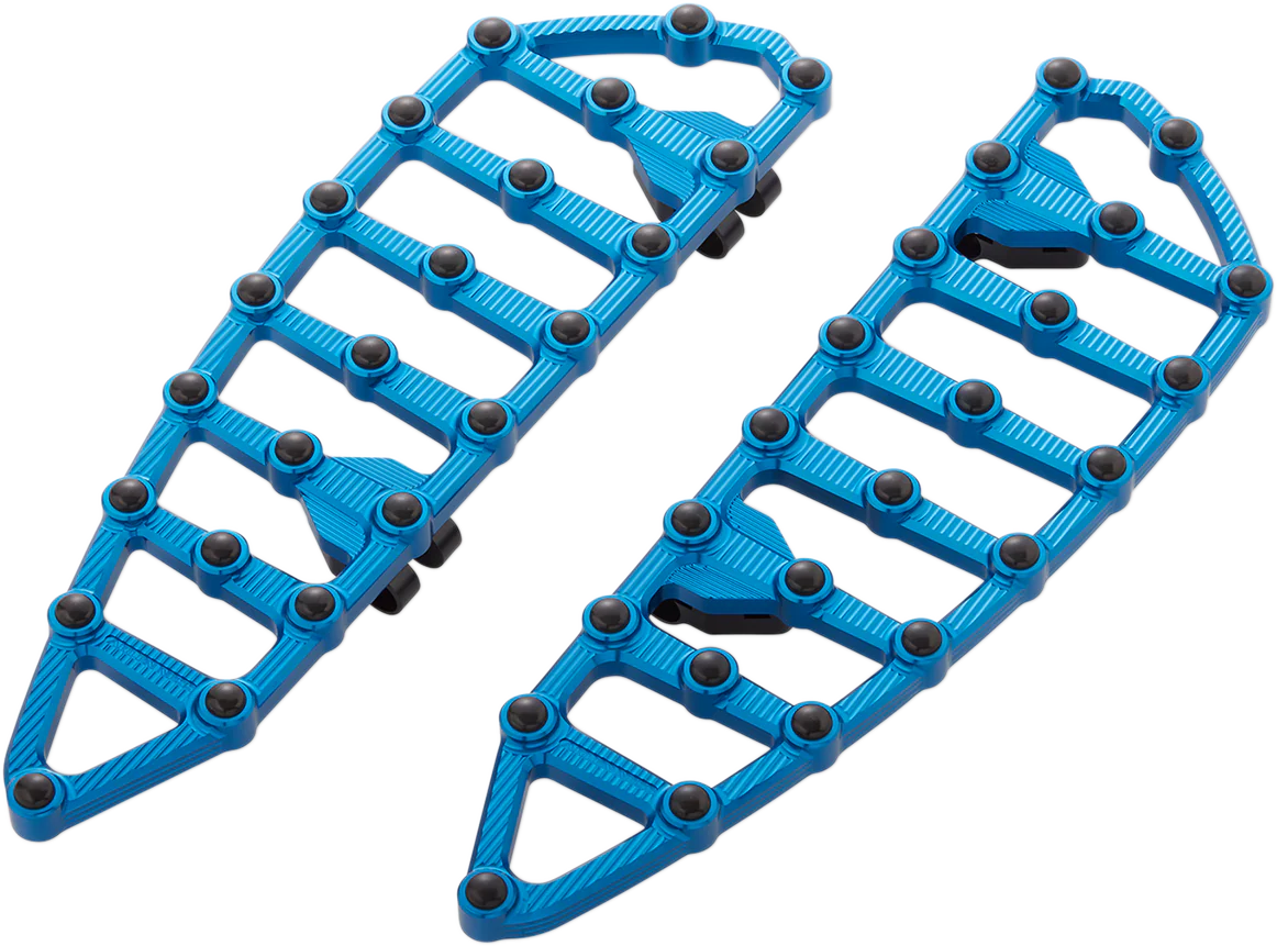 ARLEN NESS MX Driver Floorboards - Blue 06-892 - Image 2