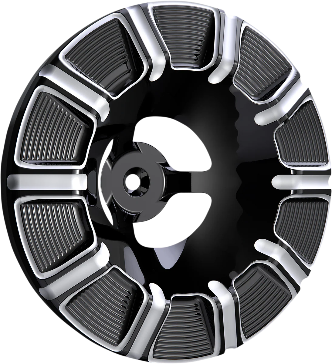 ARLEN NESS Velocity Air Cleaner Cover - 10-Gauge - Black 601-000