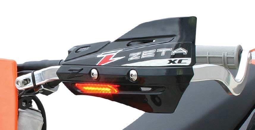 Zeta Armor Guard Xc Protector W/Flasher Black