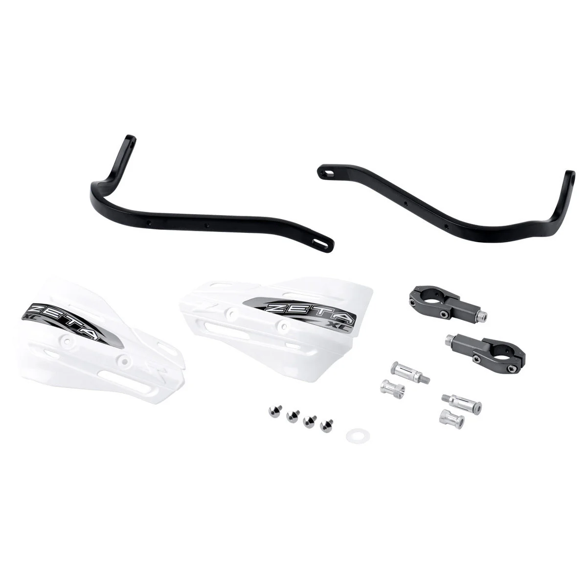 Zeta Armor Handguard Xc Kit For 28.6mm Bar Black/White
