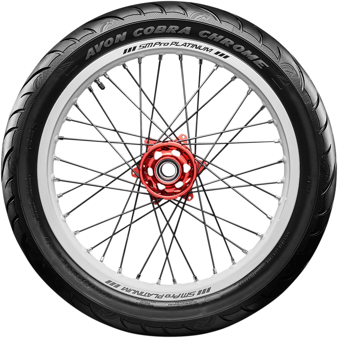 AVON Tire - Cobra Chrome AV91 - Front - 130/70R18 - 63V - Trike 640569 - Image 4