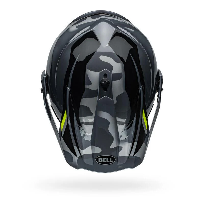 Bell - MX-9 ADV MIPS - Gloss Metallic Gray Camo Alpine Motorcycle Helmet - Image 10