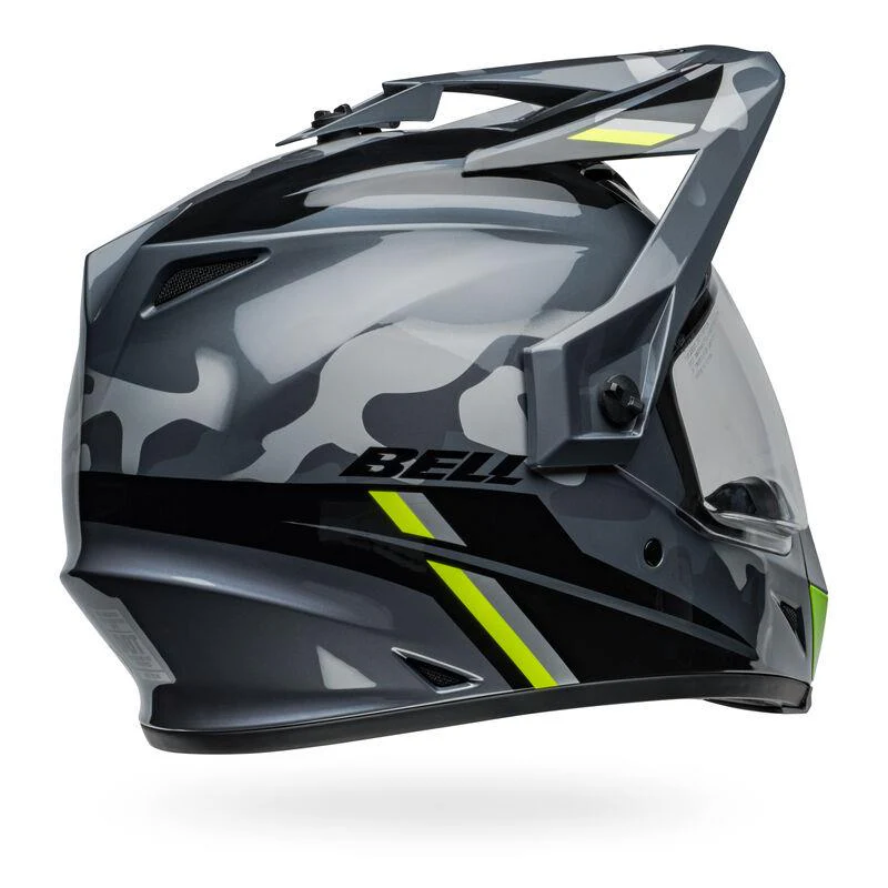 Bell - MX-9 ADV MIPS - Gloss Metallic Gray Camo Alpine Motorcycle Helmet - Image 6