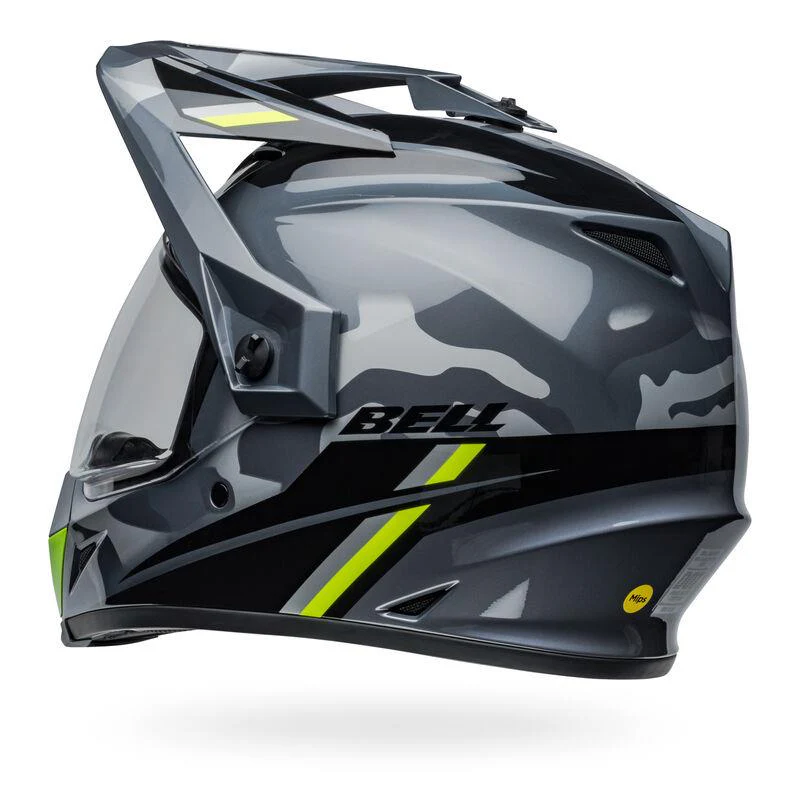 Bell - MX-9 ADV MIPS - Gloss Metallic Gray Camo Alpine Motorcycle Helmet - Image 8
