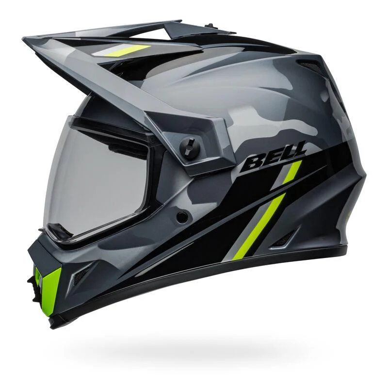 Bell - MX-9 ADV MIPS - Gloss Metallic Gray Camo Alpine Motorcycle Helmet - Image 9