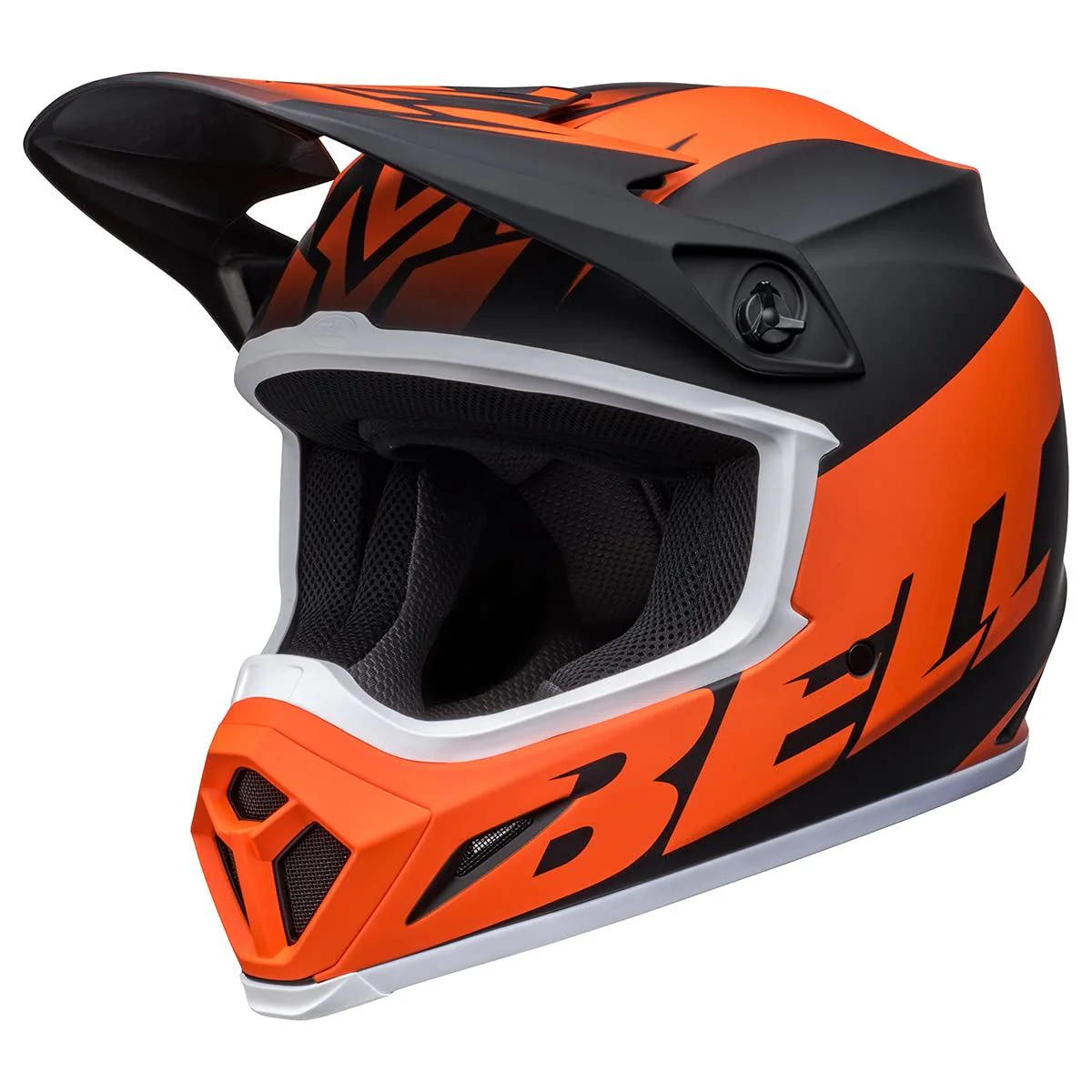 Bell - MX-9 Off-Road Helmet - Disrupt - Black/Orange - S (Open Box) - Image 3