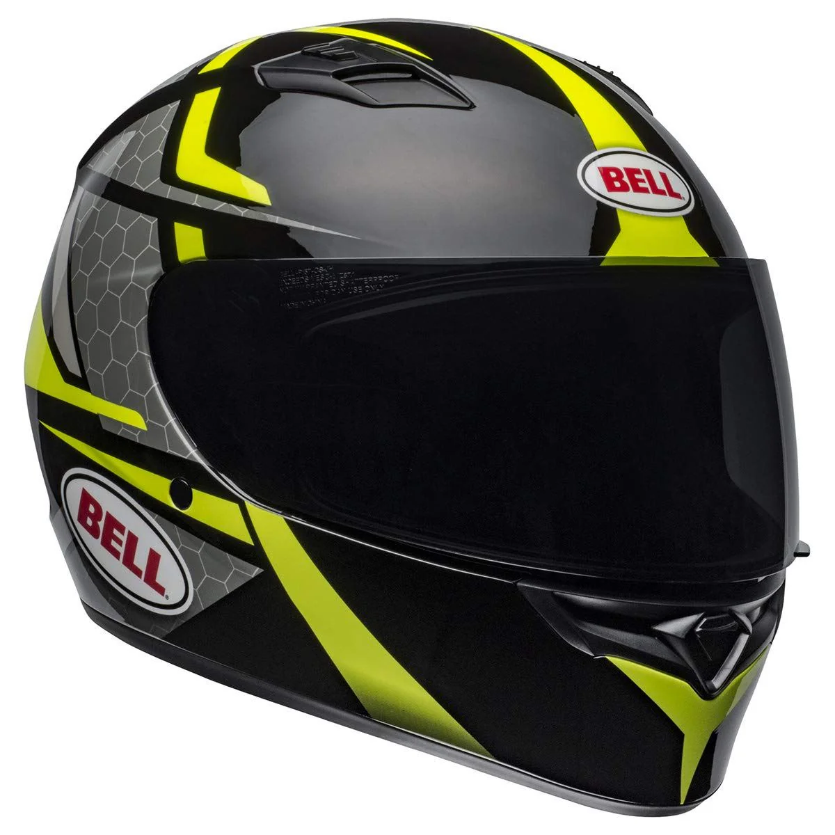 Bell - Qualifier Full Face Helmet - Gloss Black/Hi-Vis - L (open box) - Image 2