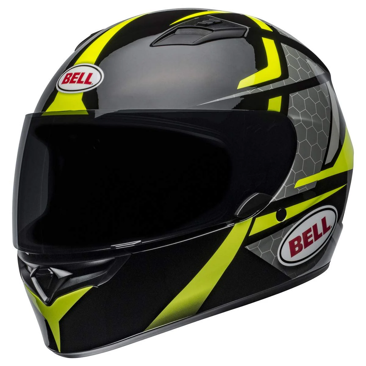 Bell - Qualifier Full Face Helmet - Gloss Black/Hi-Vis - L (open box) - Image 4
