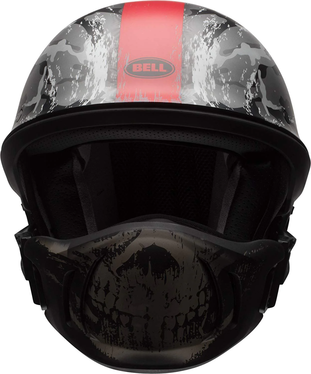 Bell - Rogue Half Helmet - Ghost Recon Camo - Black/Grey/Red - L - Image 8