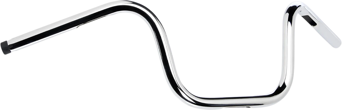BILTWELL 1" Handlebar w/ TBW Plugs - Chump - Chrome 6005-1057